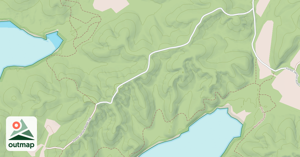 Map of CHAMBERS CEMETERY ROAD