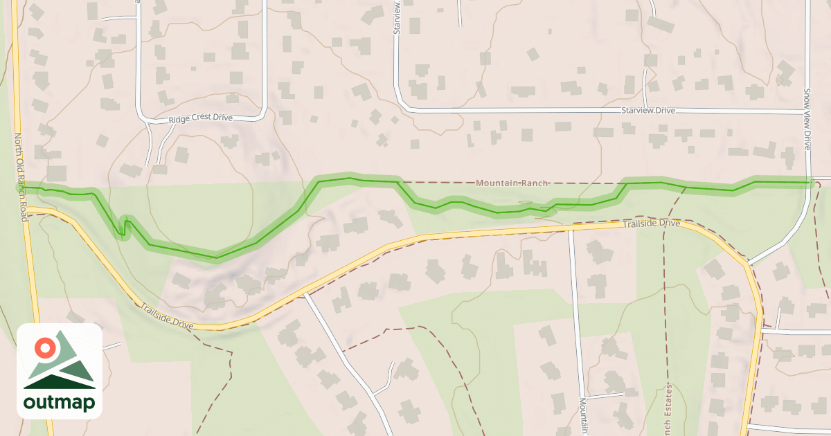 Map of Mountain Ranch Estates