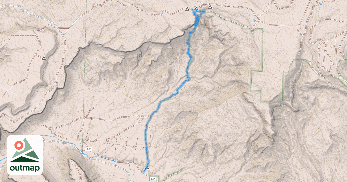 Map of Sheep Creek Road