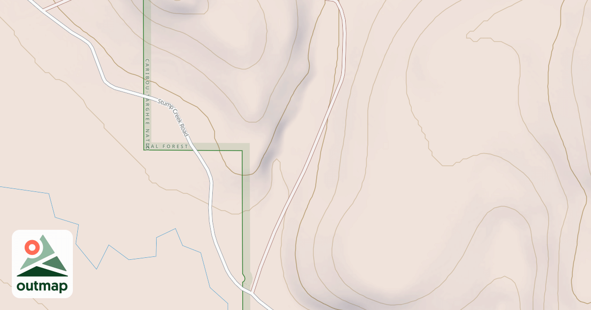 Map of HYDE CANYON