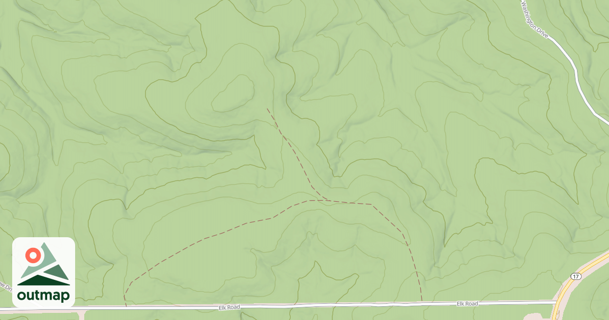 Map of STRAIGHT HOLLOW