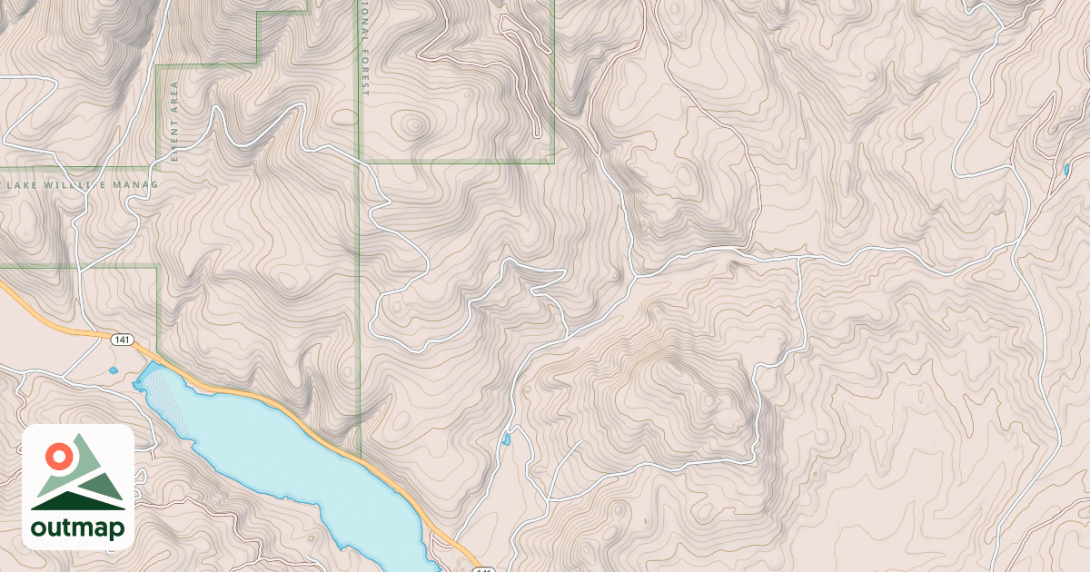 Map of CLEAR CREEK