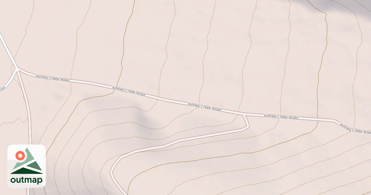 Map of KINNEY CREEK