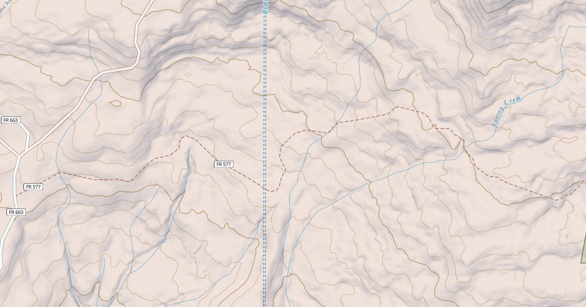 Map preview of Navajo Peak