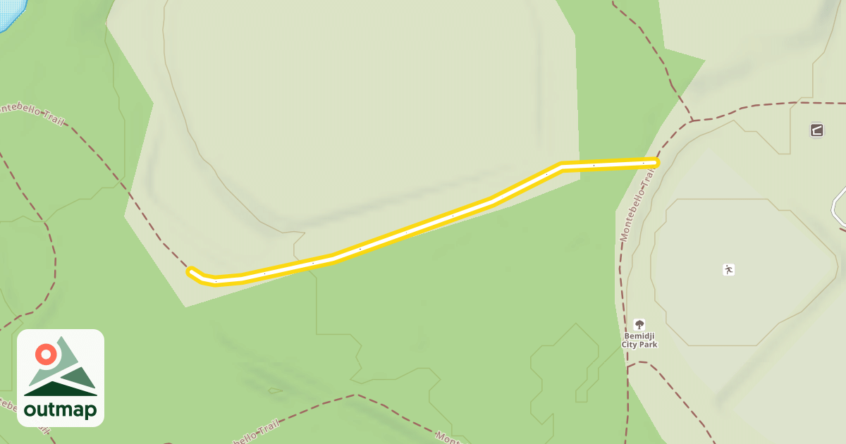 Map of Montebello Trail