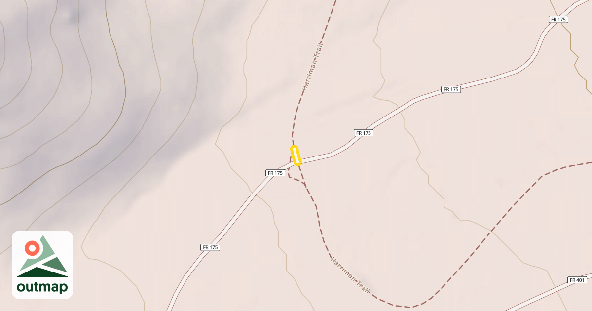Map of Harriman Trail