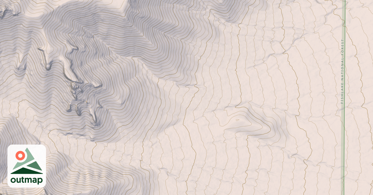 Map of COW CANYON