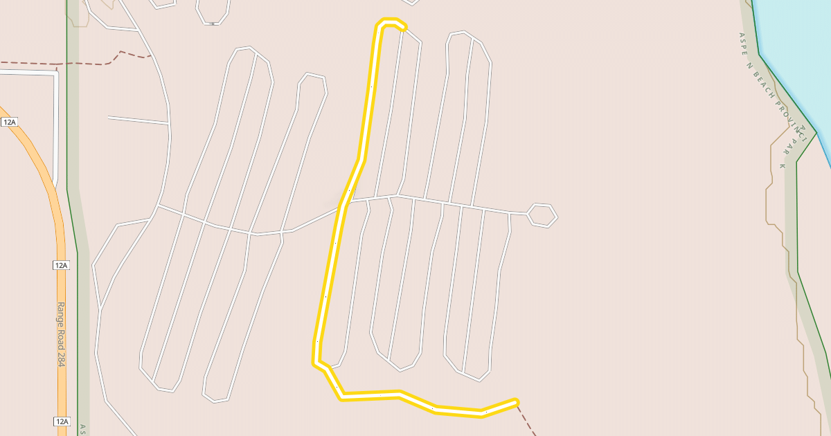 Map preview of Aspen Loop