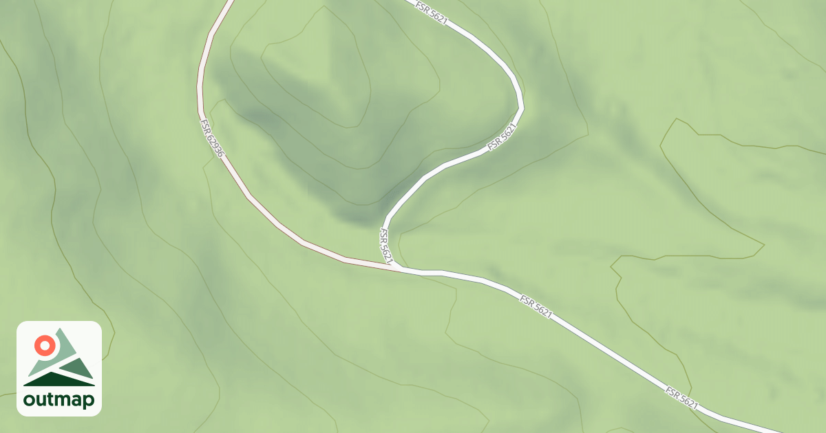 Map of (FDR) LICK CREEK