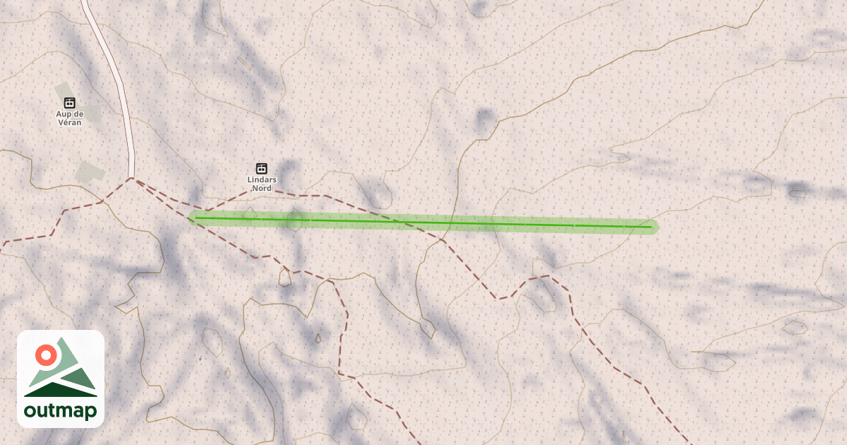 Map of accès Lindars