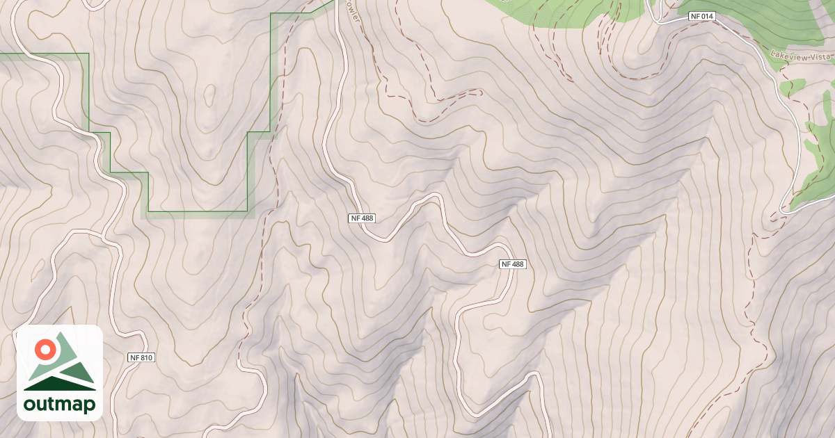 Map of BALD KNOB