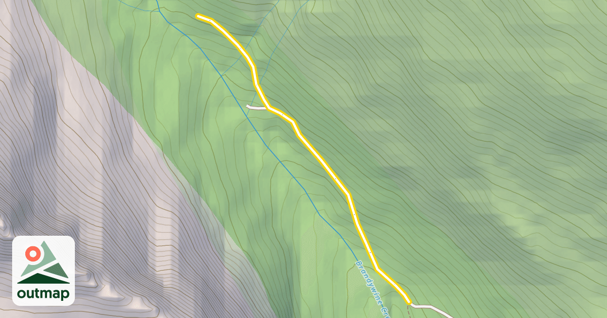 Map of 4 Corner to CB (End of trees)