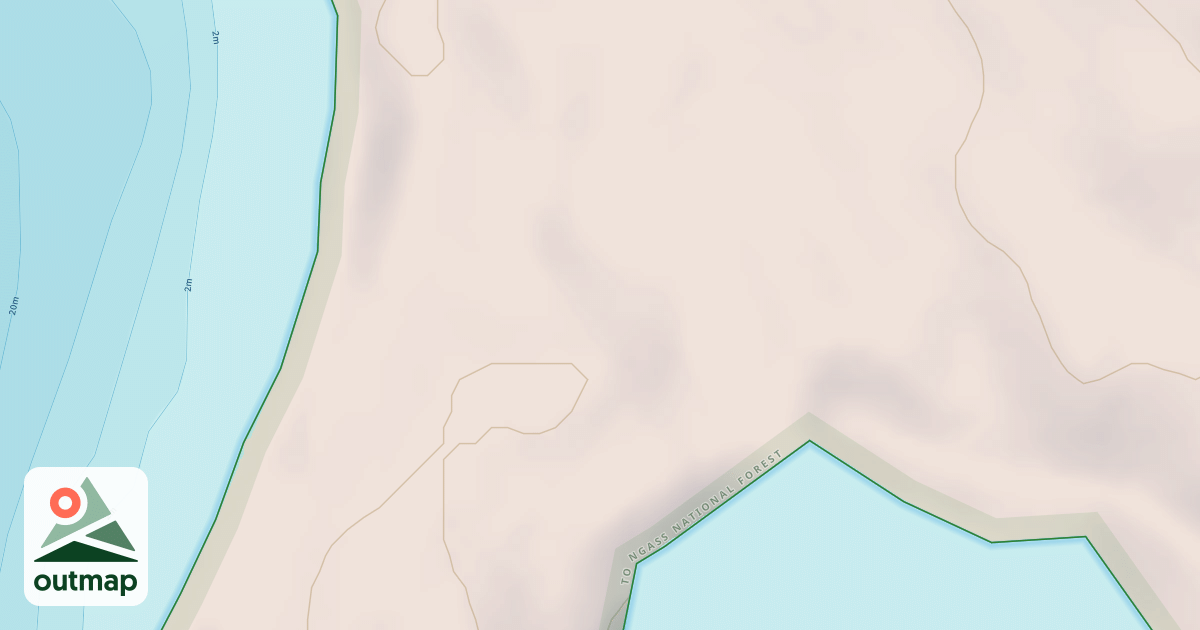 Map of Kizhuchia Creek Road