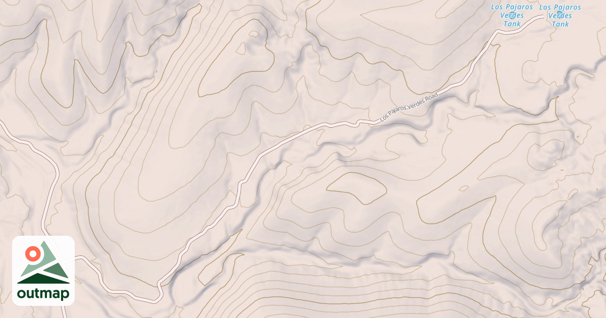 Map of LOS PAJAROS VERDES