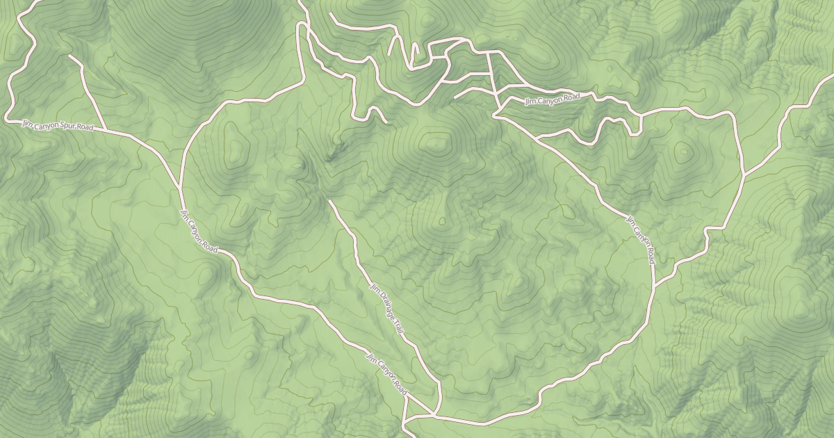 Map preview of JIM CANYON ROAD