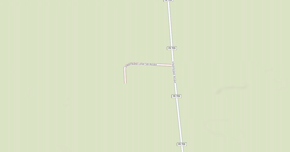 Map preview of INTERSTATE UNIT 58