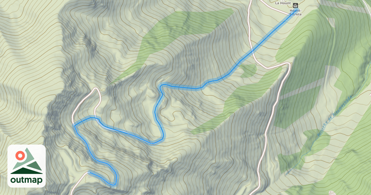 Map of Hount-Estrete