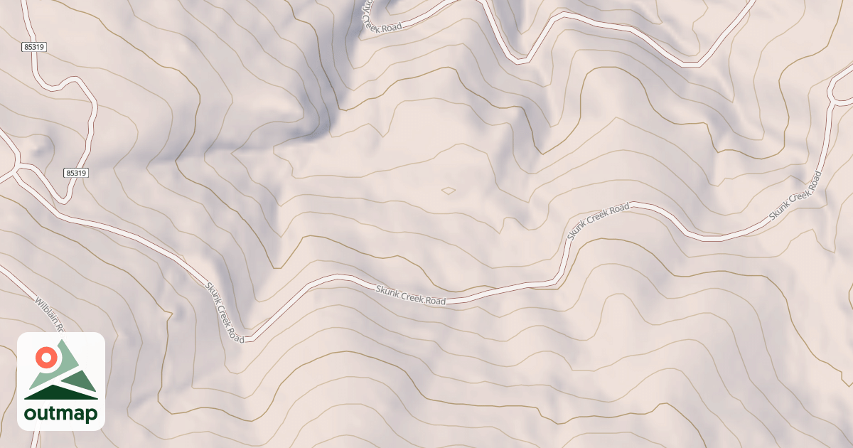 Map of SKUNK CREEK