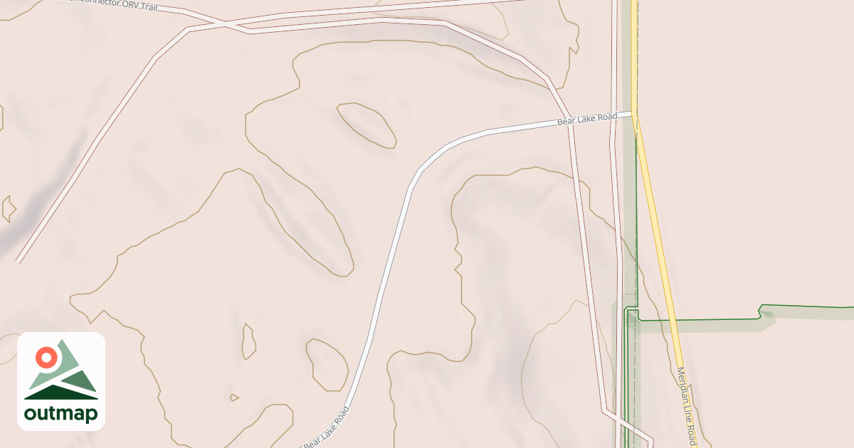 Map of Big Bear Trail