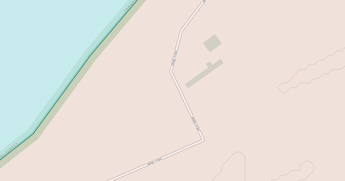 Map preview of Takeout Alternate Cutoff Trail