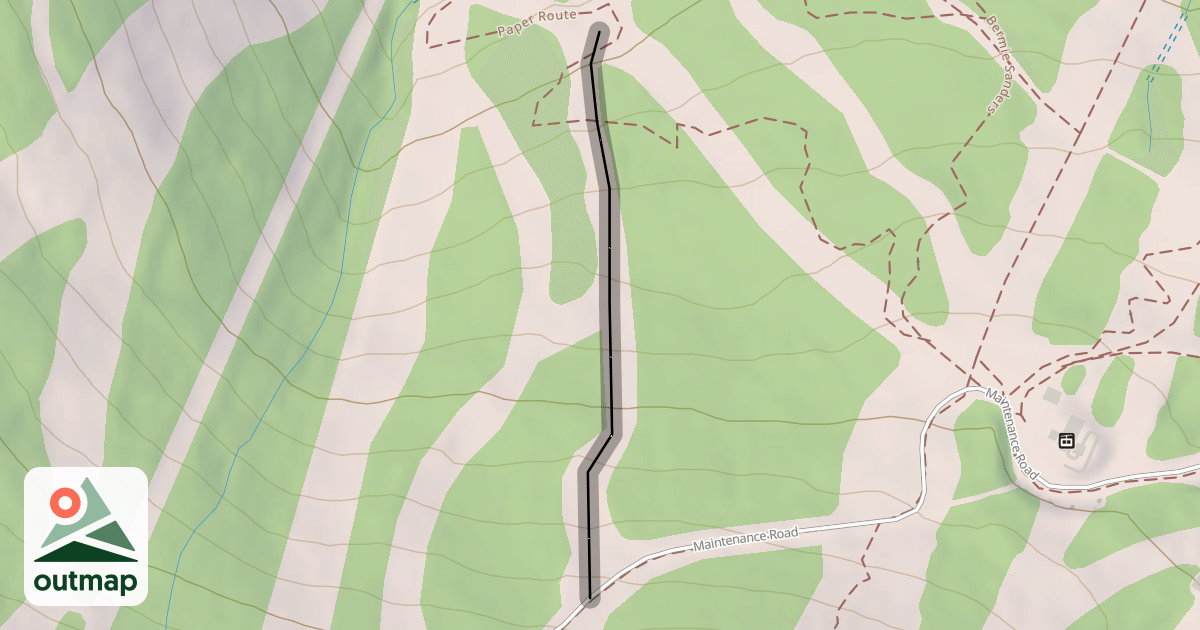 Map of Lower Switchback
