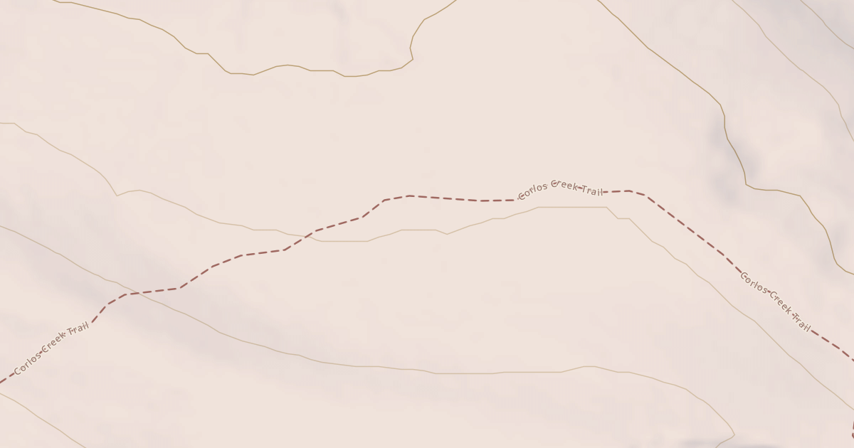 Map preview of Corlos Creek