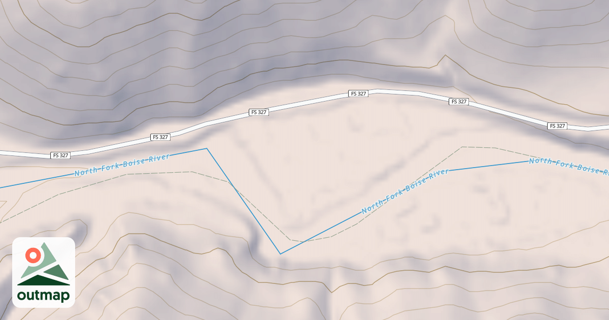 Map of FOUR MILE