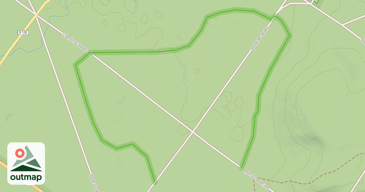 Map of Sente des Mulets