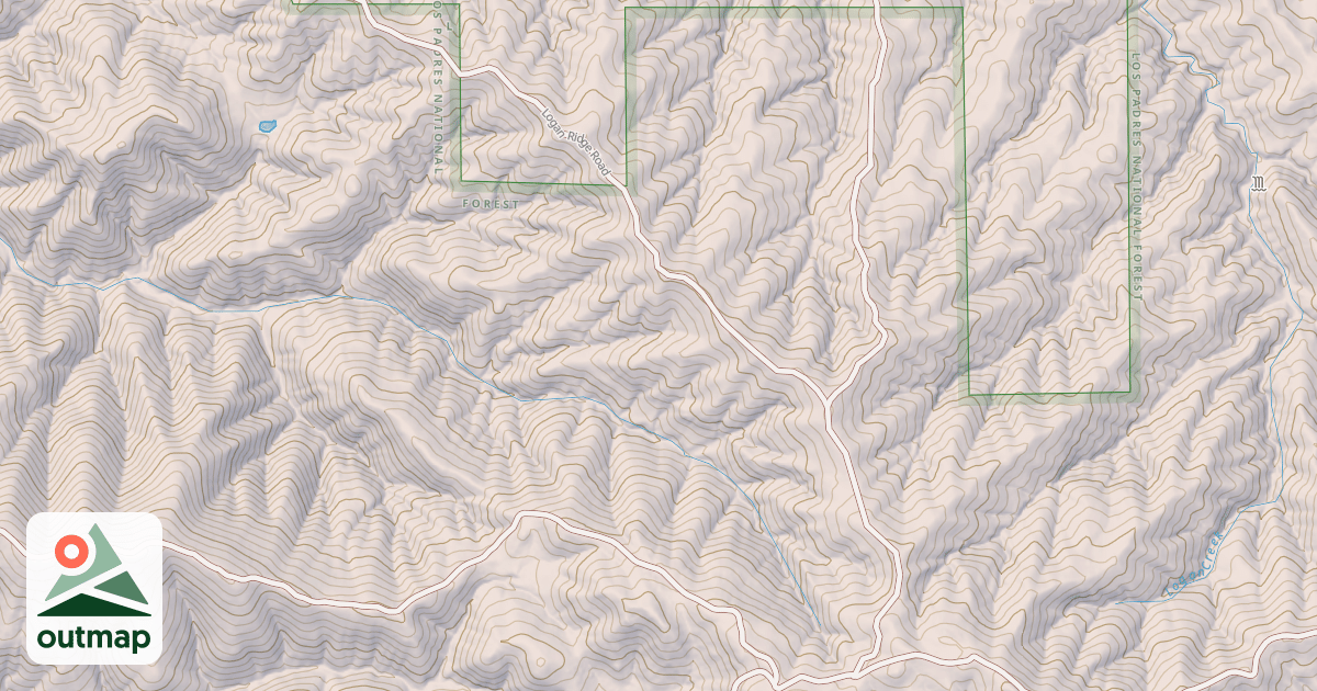 Map of USFS Motor Vehicle Use Map Trails 6958