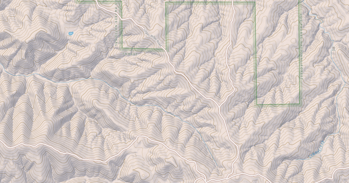 Map preview of USFS Motor Vehicle Use Map Trails 6958