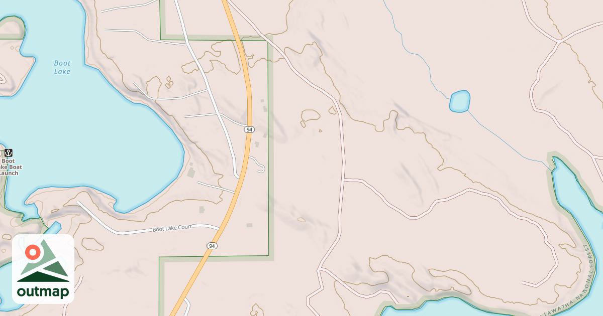 Map of SAND LAKE
