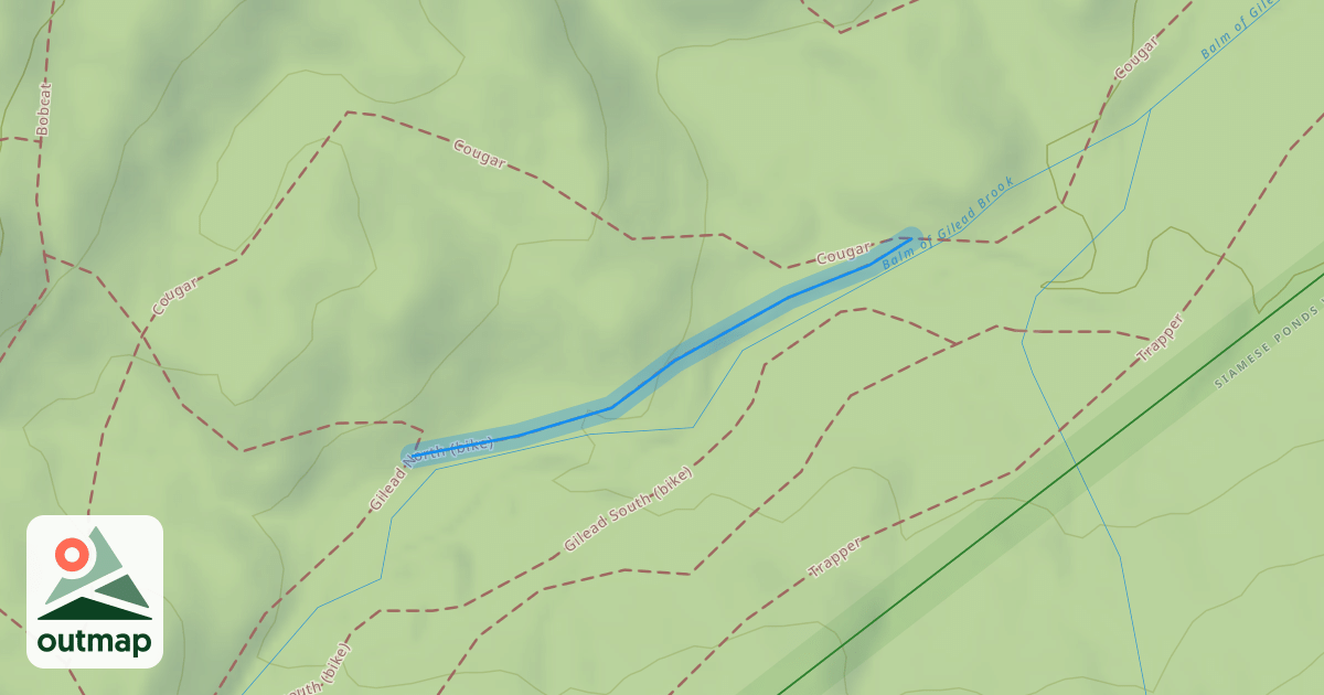 Map of Gilead North (bike)