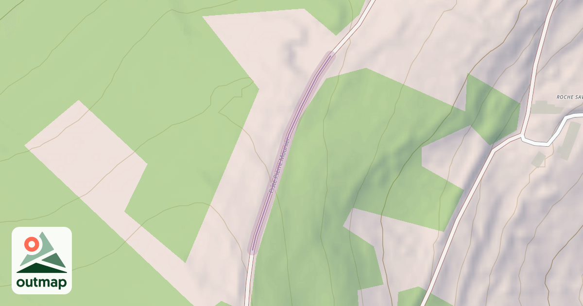 Map of Piste Pierre Mounier