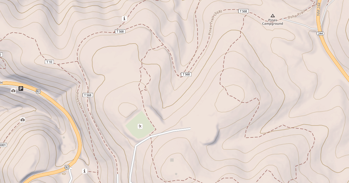 Map preview of PINES