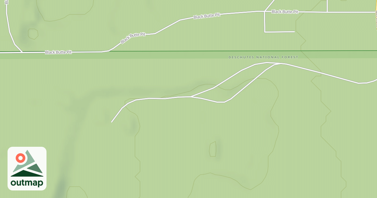 Map of BLACK BUTTE PIT