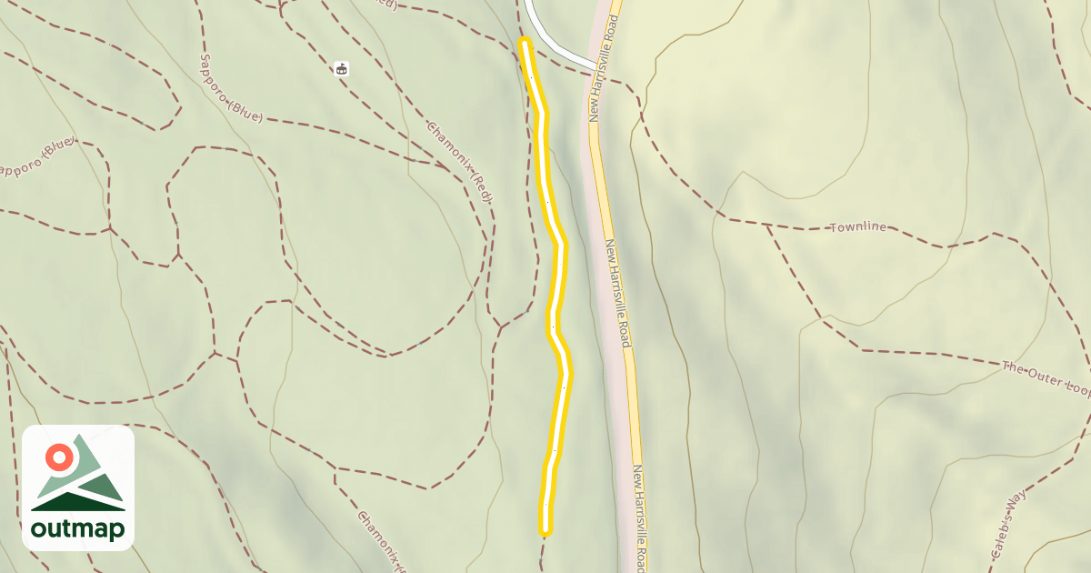 Map of Chamonix (Red)