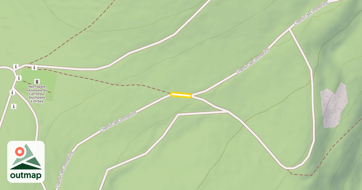 Map of Chemin des Immerlins