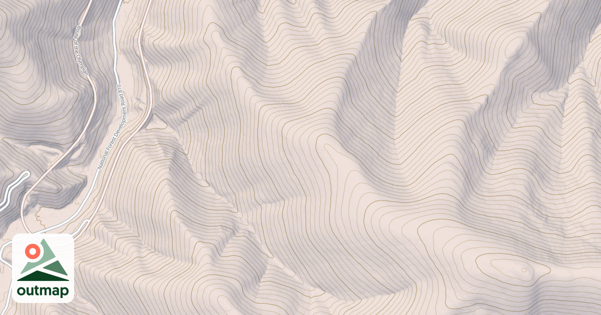 Map of Dominion Creek