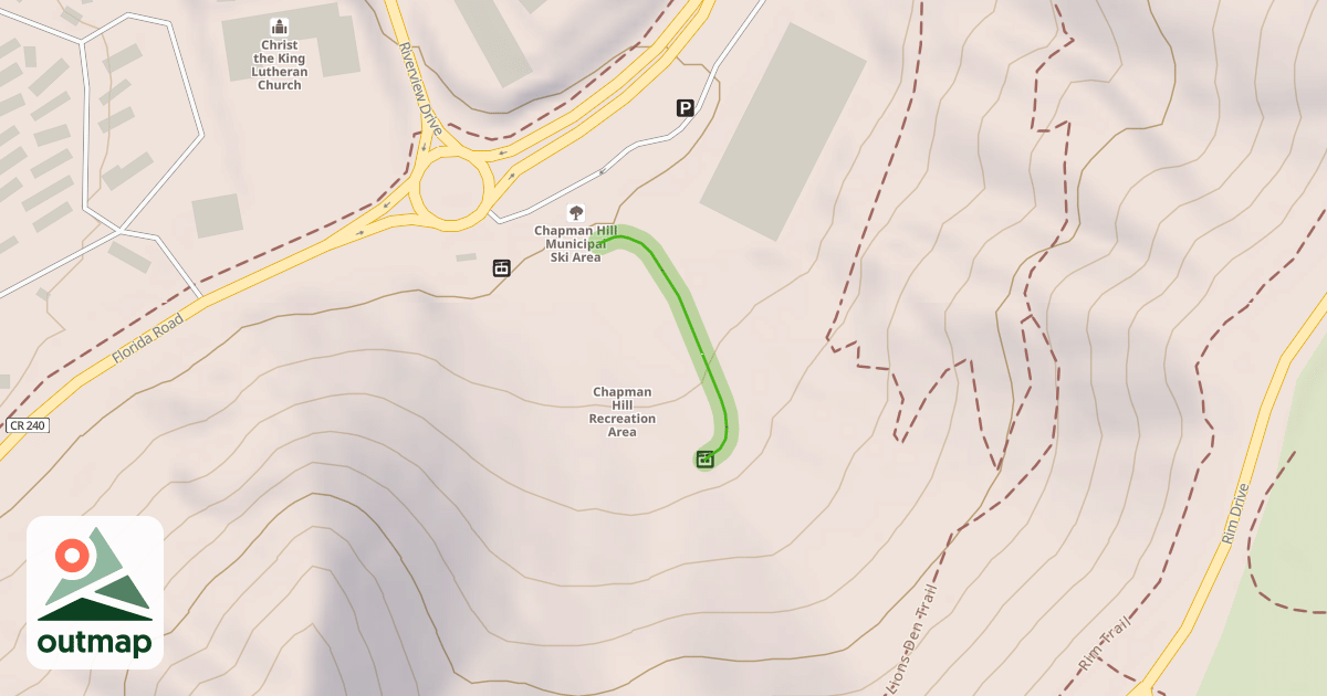 Map of Chapman Hill