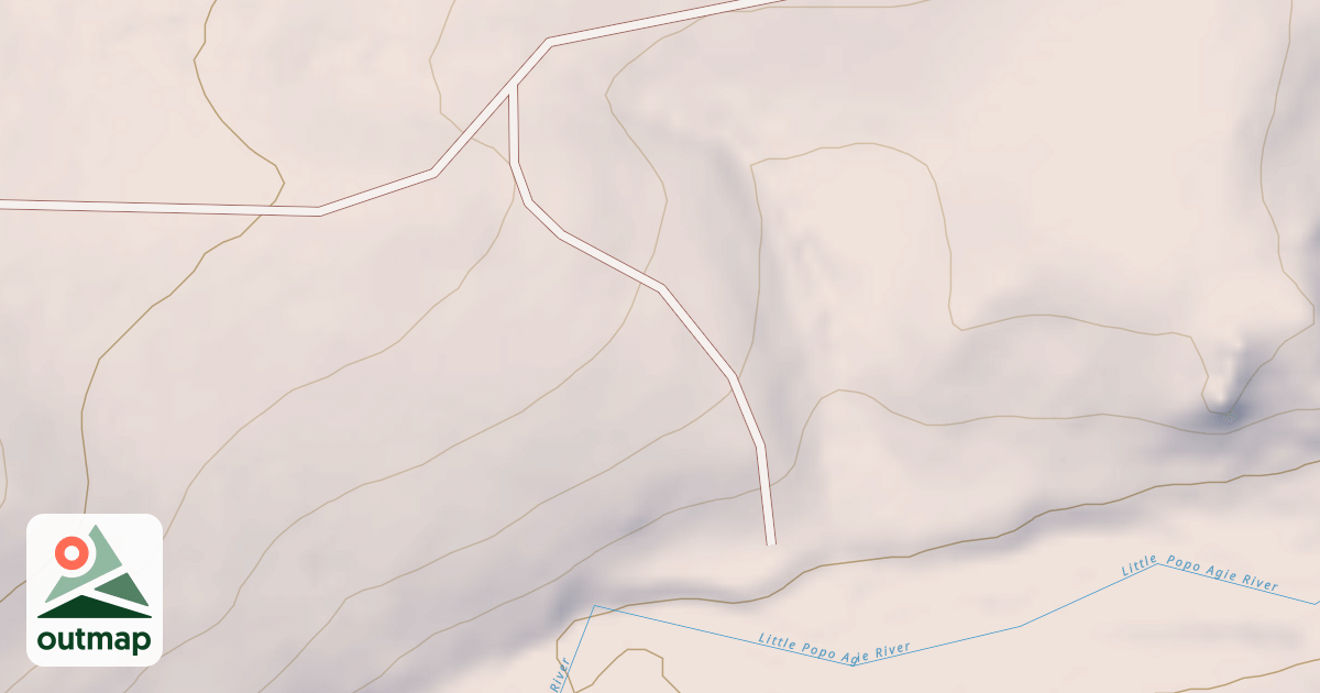 Map of EAST WOLF CR TRAIL ACCESS