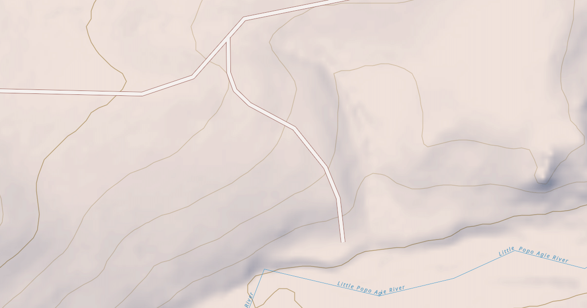Map preview of EAST WOLF CR TRAIL ACCESS