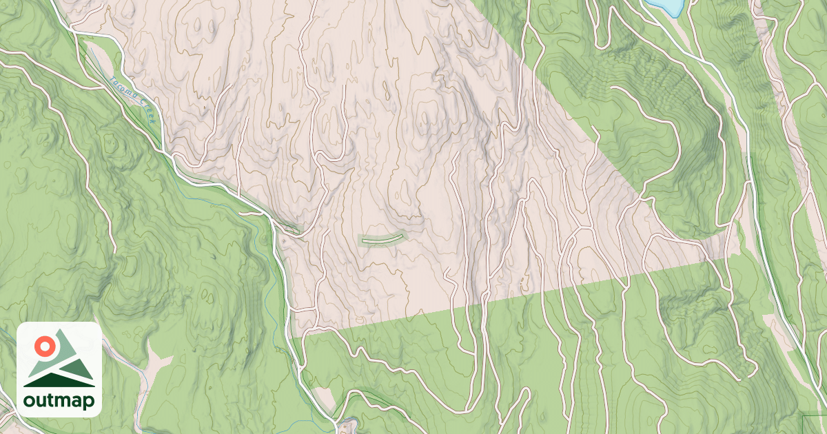 Map of TACOMA CUSICK CREEK