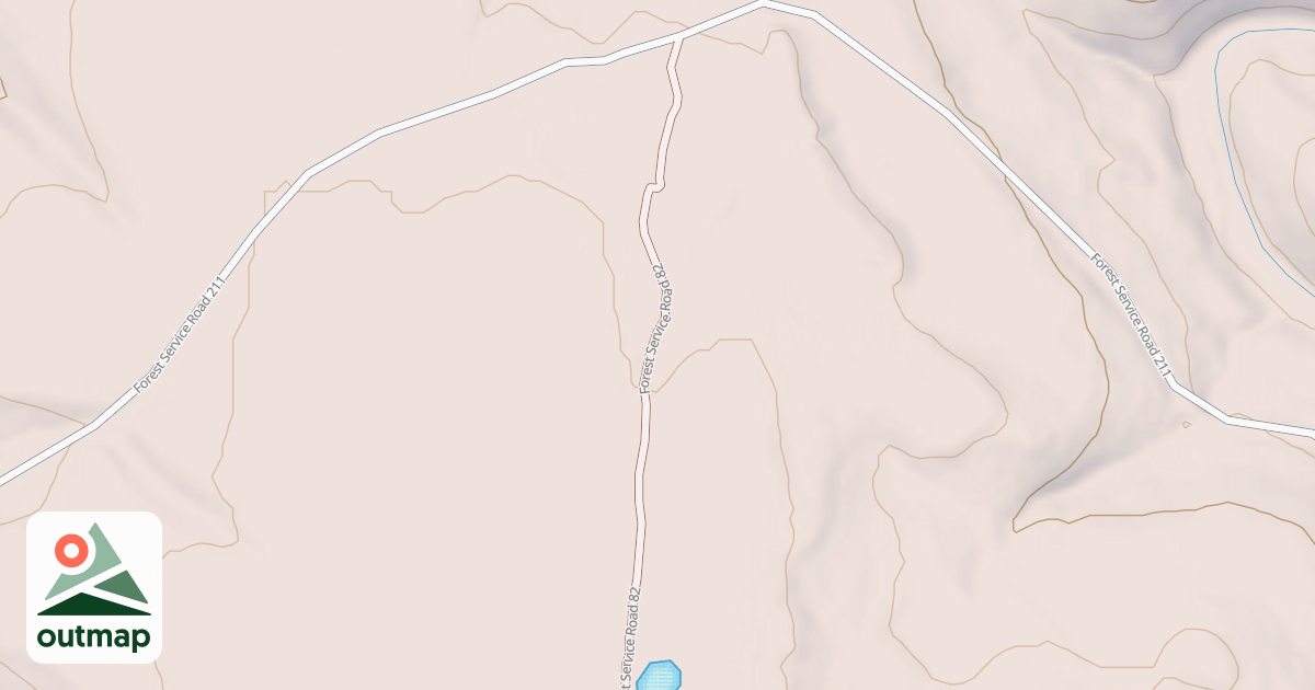 Map of ANDERSON MESA