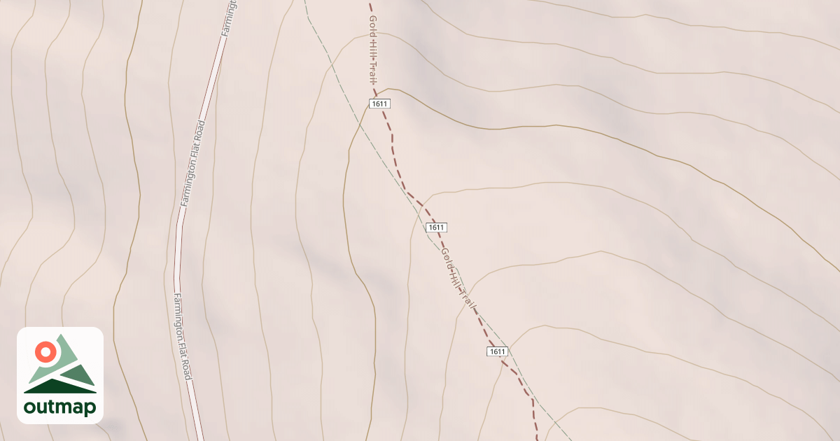 Map of Gold Hill