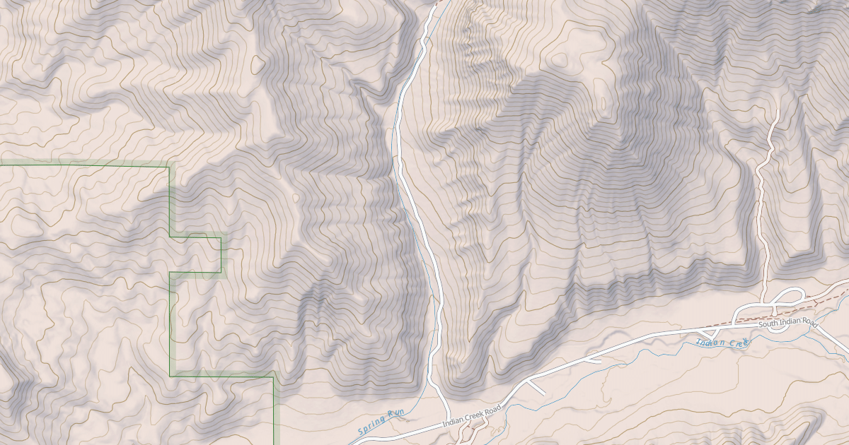 Map preview of SPRING RUN