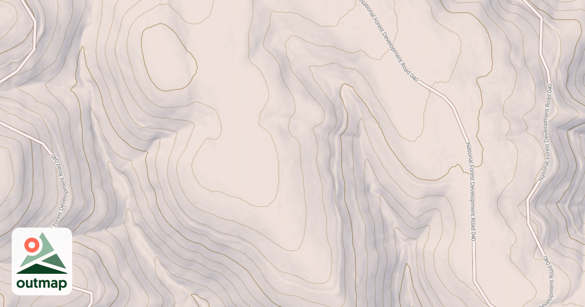 Map of USFS Motor Vehicle Use Map Trails 17715