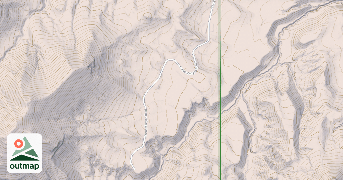 Map of CORNER CANYON