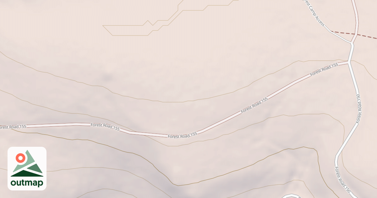 Map of USFS National Forest System Roads {2886B865-163D-4241-8564-CAC28D496922}