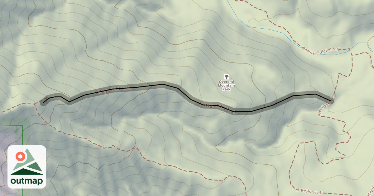 Map of Hogs Wild Trail