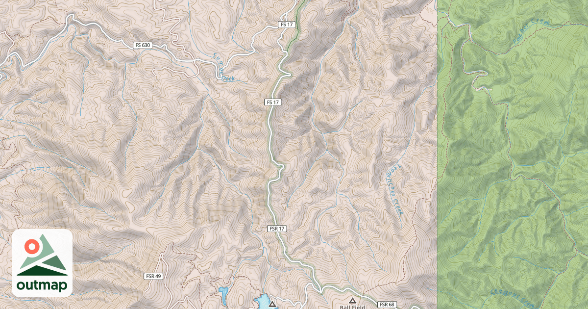 Map of WEST COWPEN